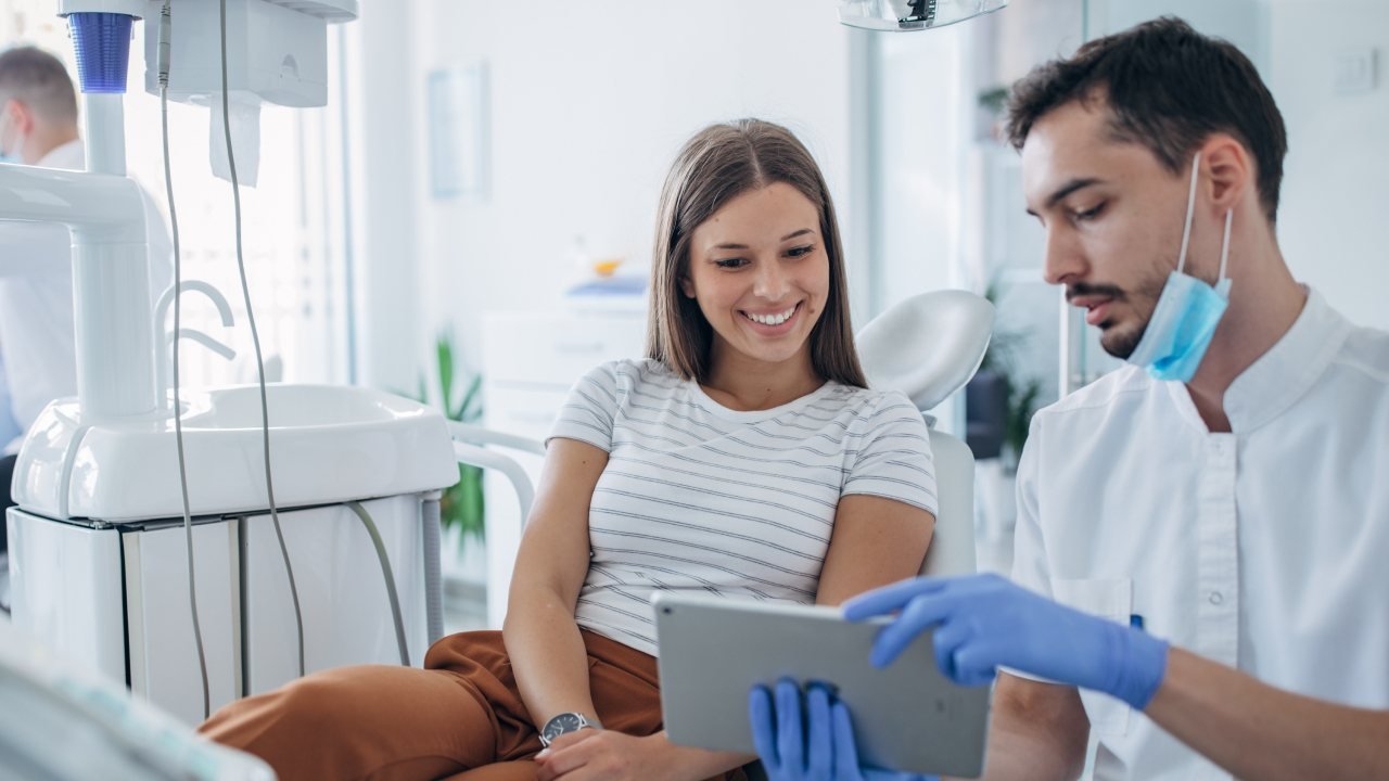 Neutral dental education image placeholder pending approved photography